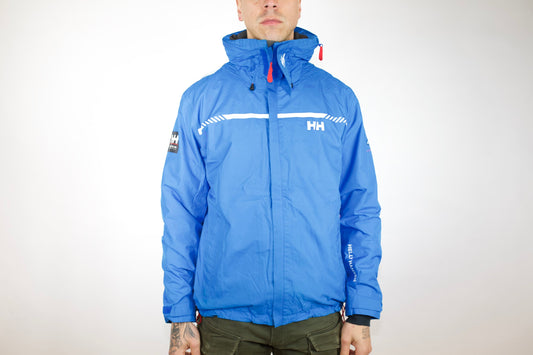 VINTAGE HELLY HANSEN HELLY TECH PROTECTION BLUE JACKET (XL)