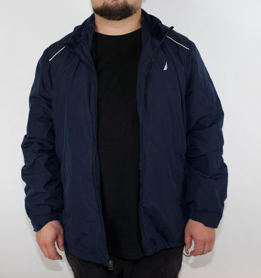 VINTAGE NAVY NAUTICA JACKET (XL)